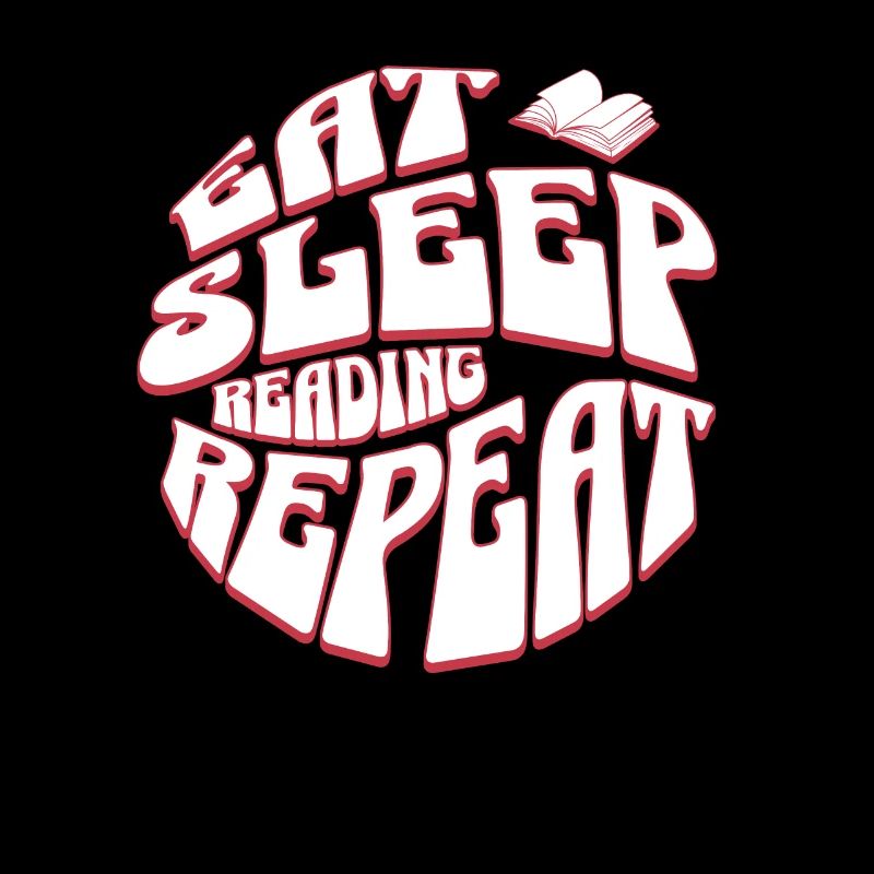 Eat Sleep Read Repeat - Retro Englisch Lehrer