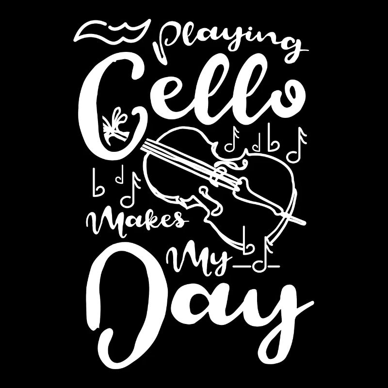 Playing cello makes my day