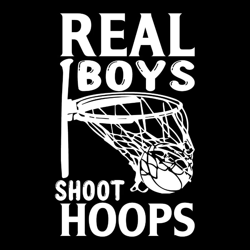 Echte Jungs Schießen Körbe