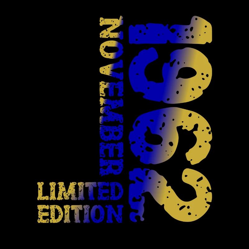 1962 November Limited Edition 61. Geburtstag Deko