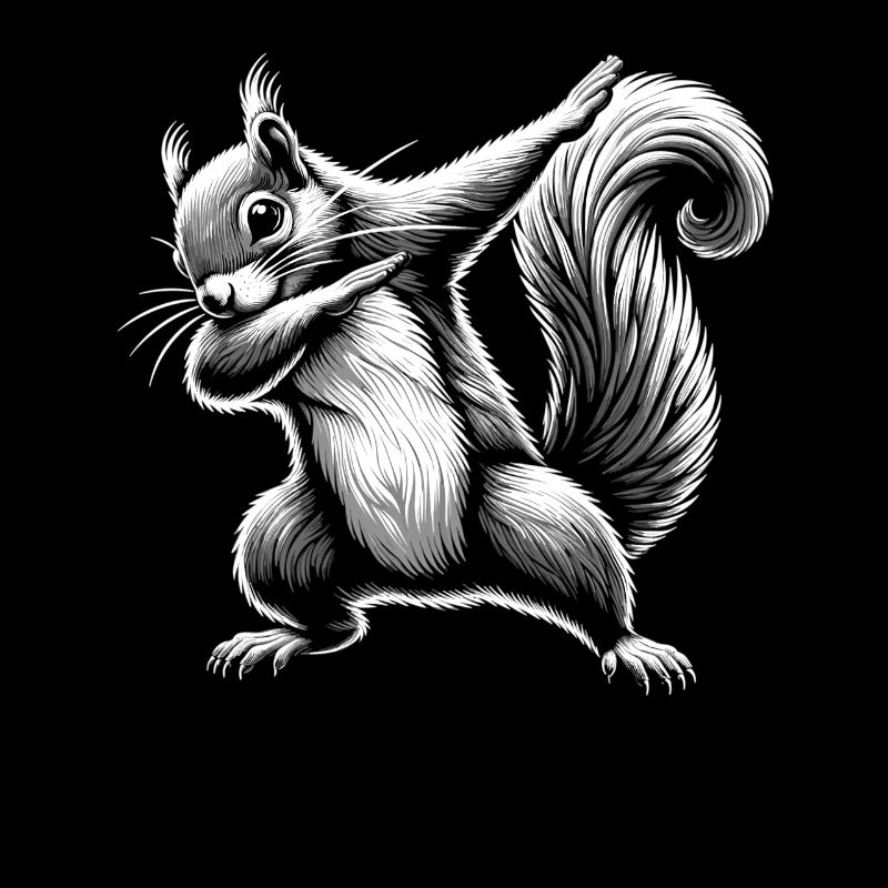 Dabbing Squirrel