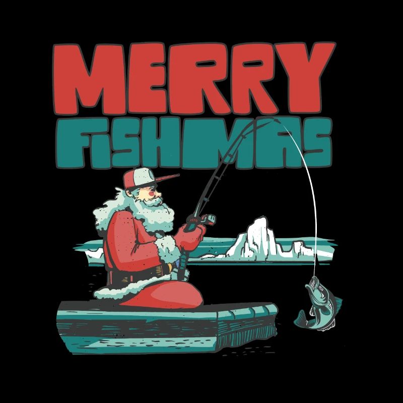 Costume de Noël de pêche Joyeux Fishmas Drôle