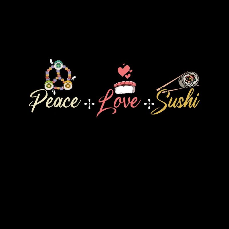 Paix, amour, sushi