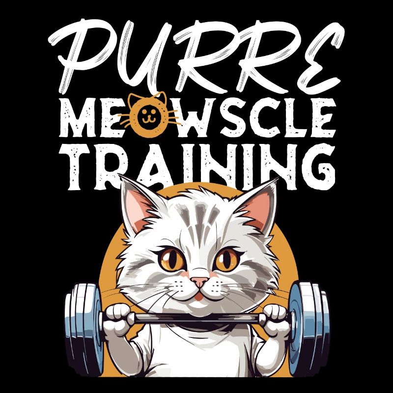 Plaisir de la musculation pour chat « Purre Meowscle Training »