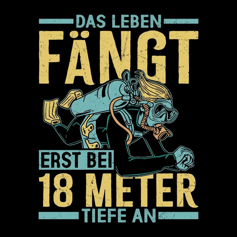 Das Leben fängt erst bei 18 Meter Tiefe an Tauchen