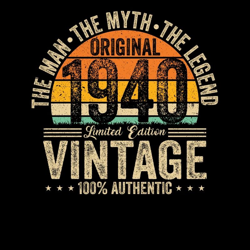 1940 Geburtstag: Retro Vintage Geschenkidee