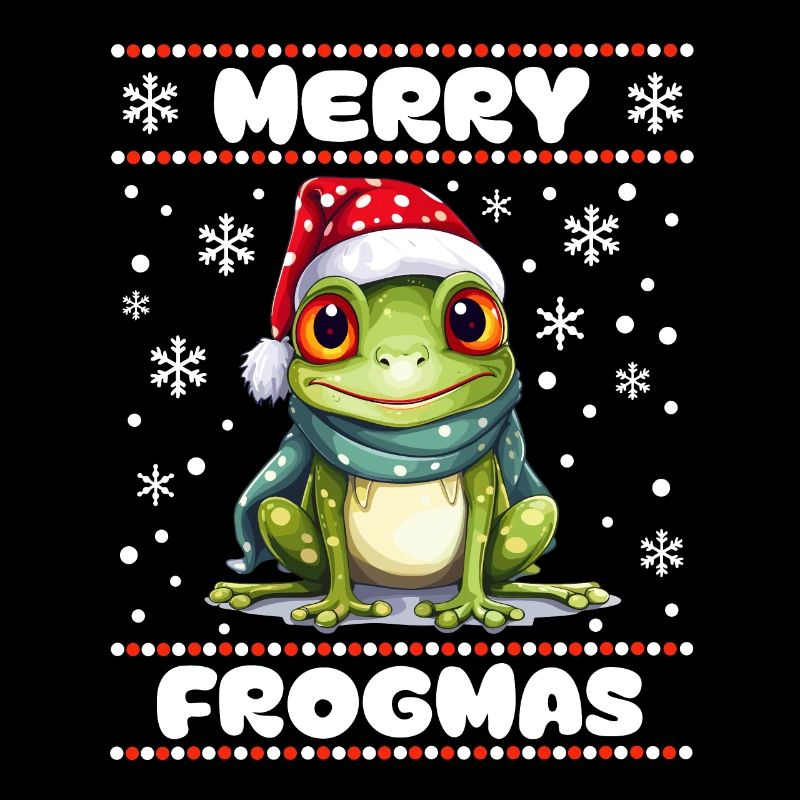 Mignon Grenouille Souhaite Joyeux Noël