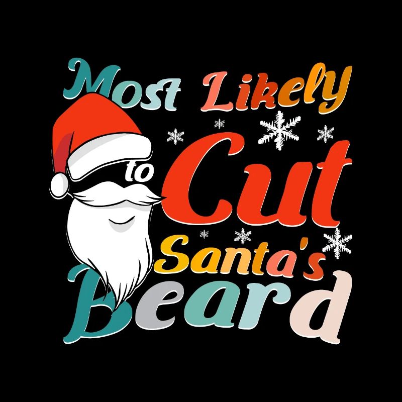 de Noël Le plus susceptible de couper la barbe des pères Noël
