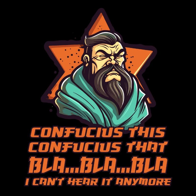 Konfuzius hat genug von den Sprüchen