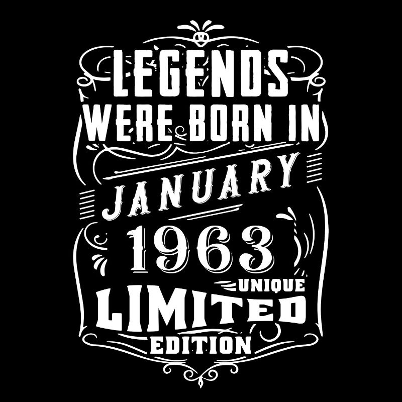 Anniversaire Janvier 1963 Année Edition Limitée