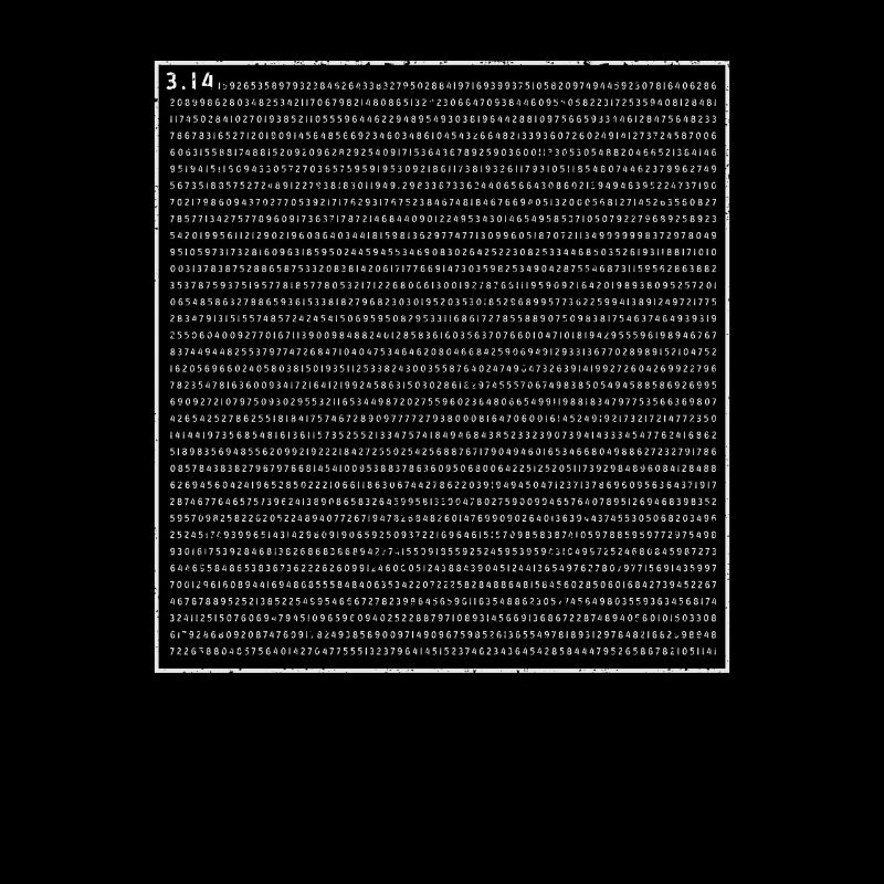 10000 chiffres Pi jour signe math amant math