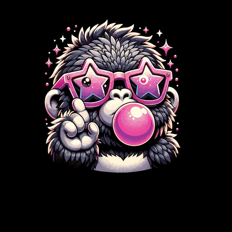 Gorilla with sunglasses