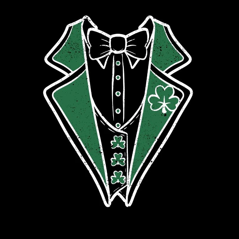 Irish Tuxedo Funny St. Patrick's Day Sheet