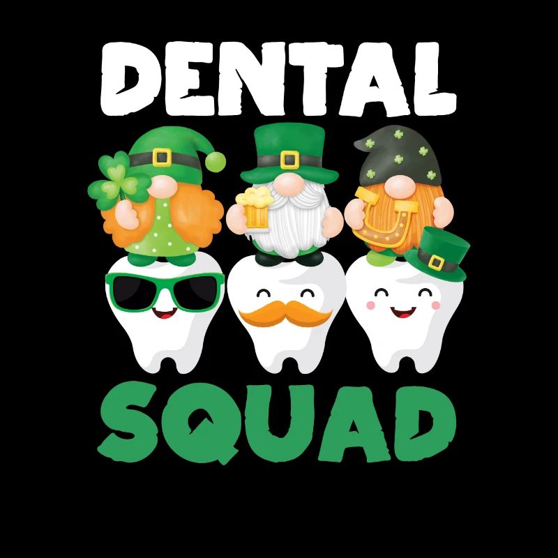 Dentaire Squad Dent Mignon Gnome Saint Patricks