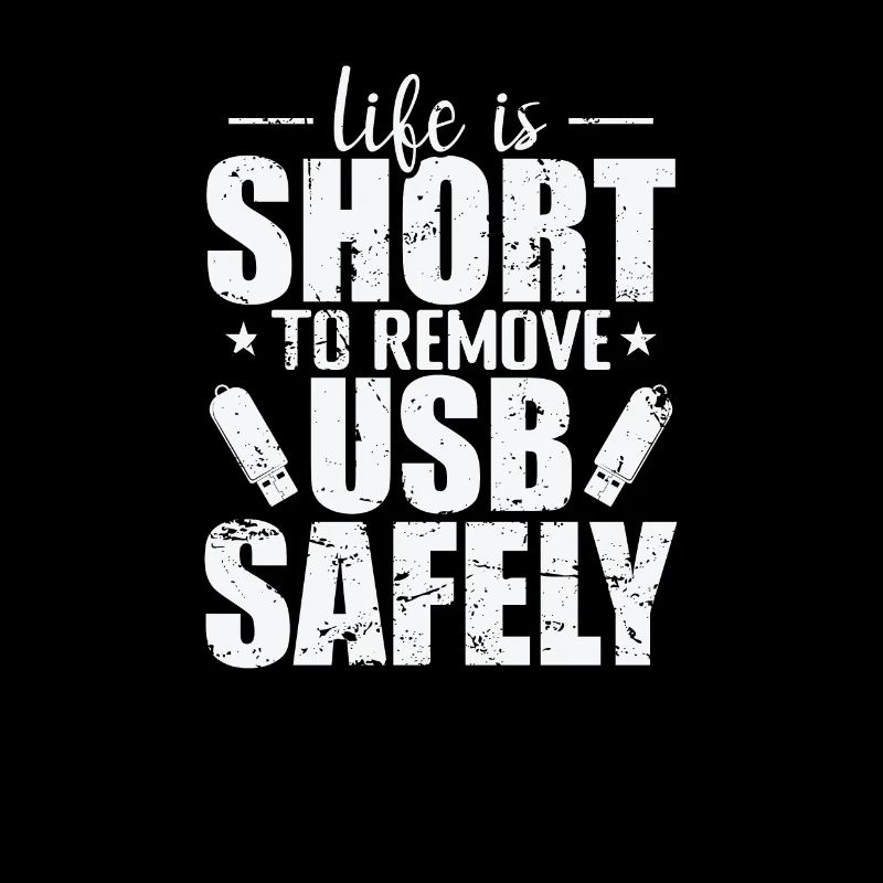 Life is Short to Remove USB Safely Disk