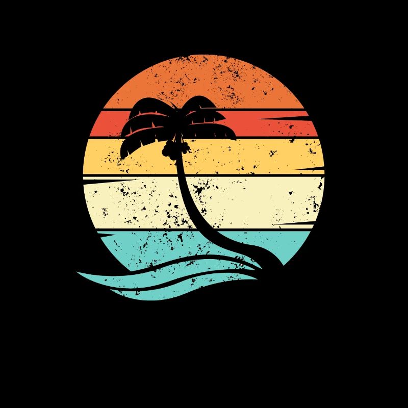 Forever Chasing Sunsets Retro Summer Vacation