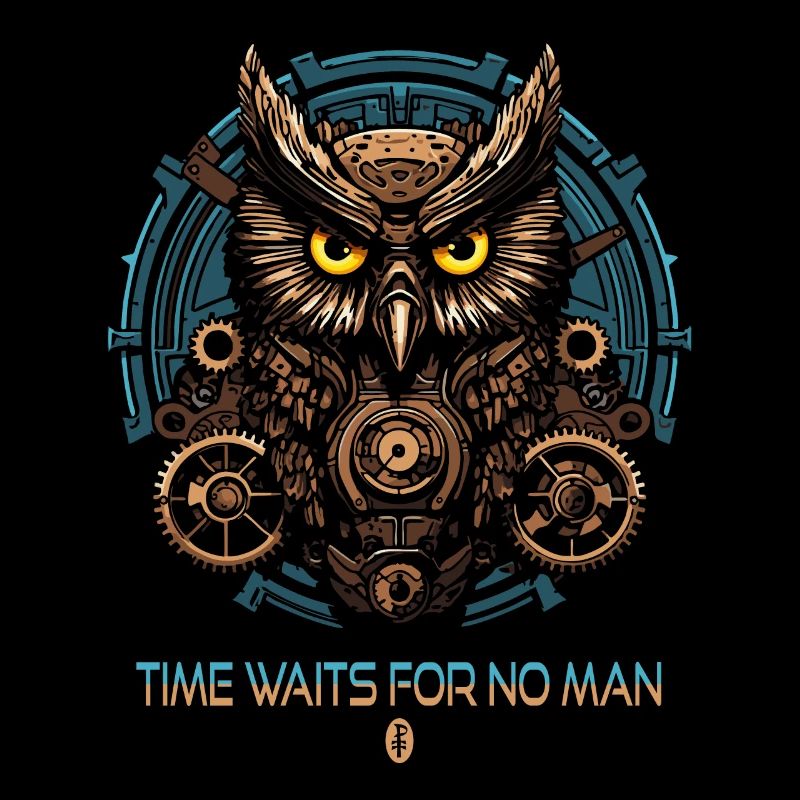 Owl Clock: Time waits for no one