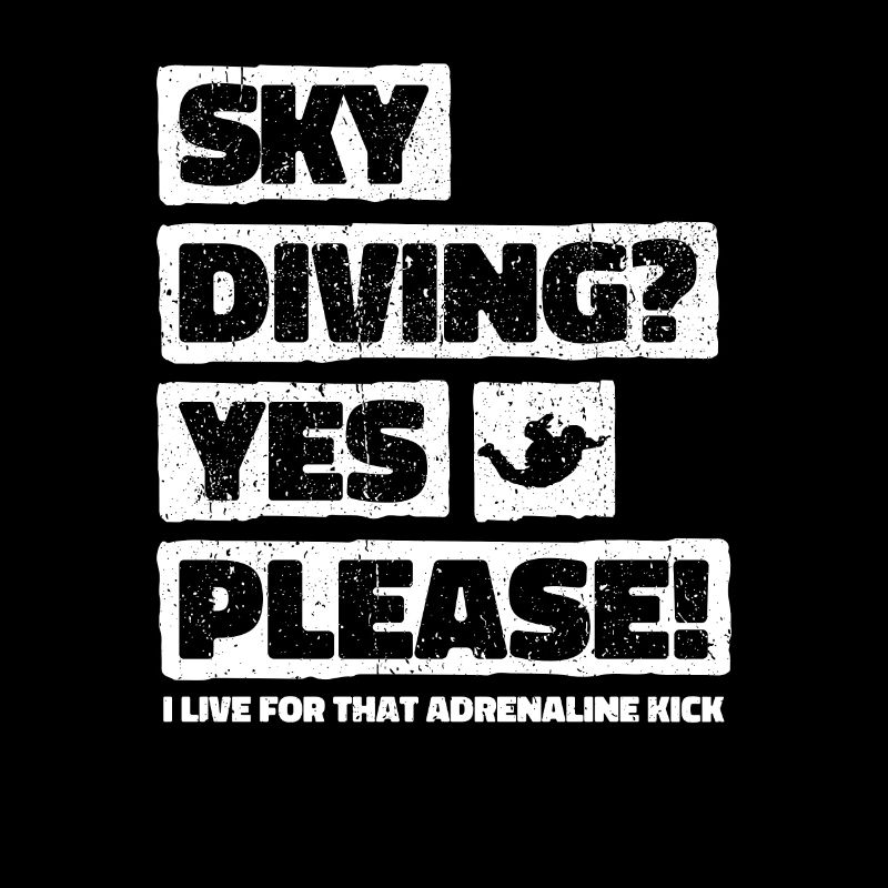 Sky Dive Fever Design. Perfektes Adrenalin-Geschenk