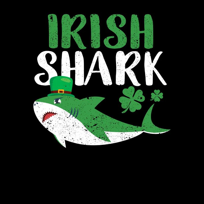 Irish Shark Green Funny St Patrick's Day Animal