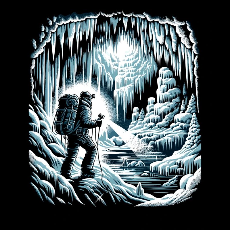 Eishöhlen-Abenteuer-Bekleidung Eishöhle