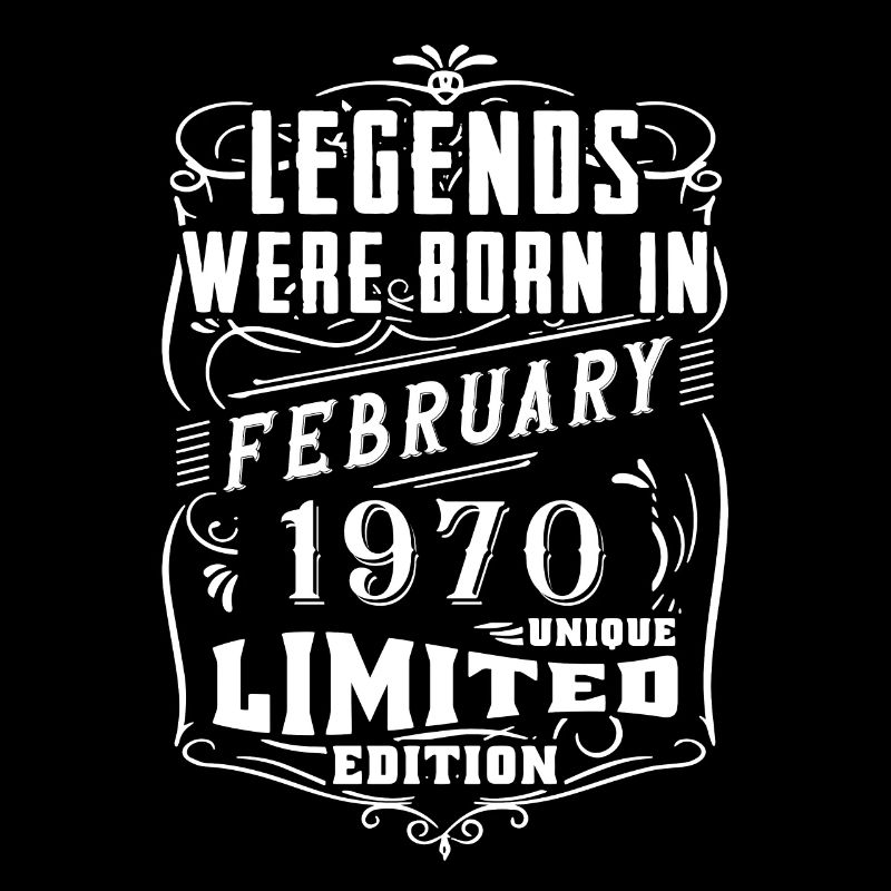 Anniversaire Février 1970 Année Edition Limitée