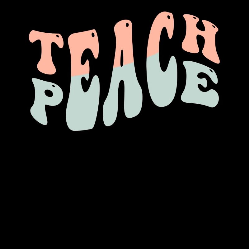 Teach Peace Word Game Groovy Hippie Teacher