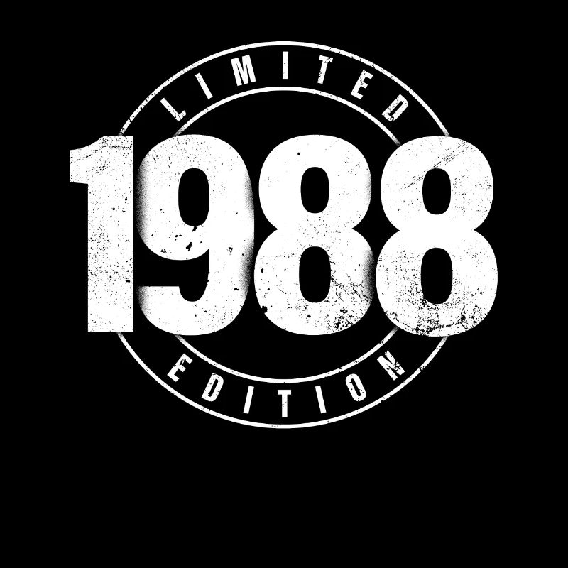 Édition limitée 1988 année de naissance urbain anniversaire