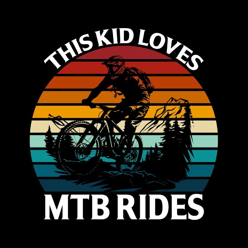 Cet enfant adore les balades en VTT
