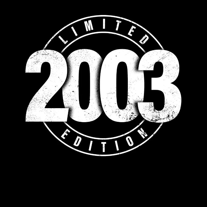 Édition limitée 2003 Année de naissance Urbain Anniversaire
