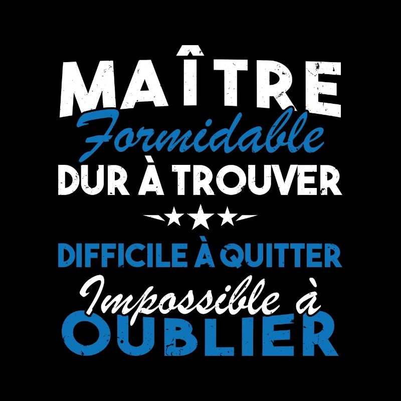 Maître formidable, Cadeau Maître école