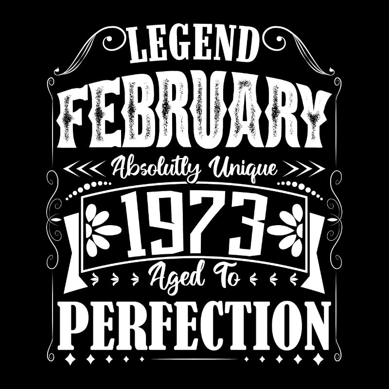 Februar 1973. Februar 1973 Geburtstagsgeschenk.