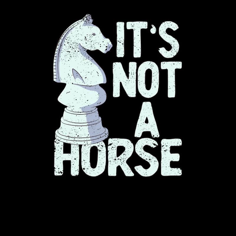 Ce n’est pas un cheval joueur d’échecs chevalier drôle