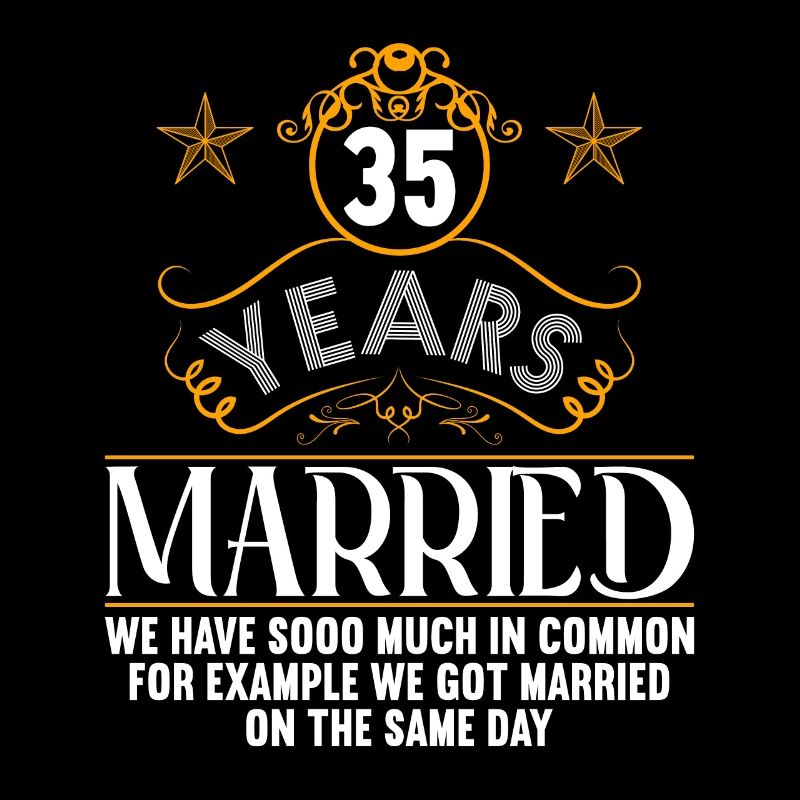Nous avons beaucoup en commun : 35e anniversaire de mariage