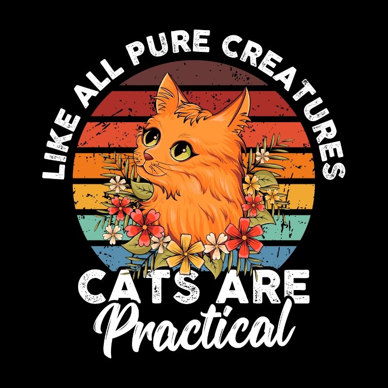 Comme toutes les créatures pures, les chats sont pratiques