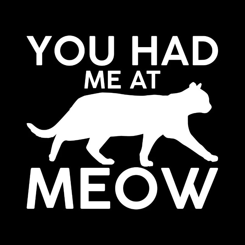 You had me meow