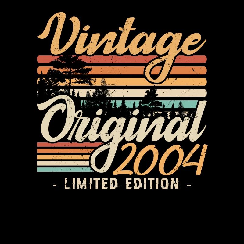 Anniversary Vintage Made in 2004 Retro 2004