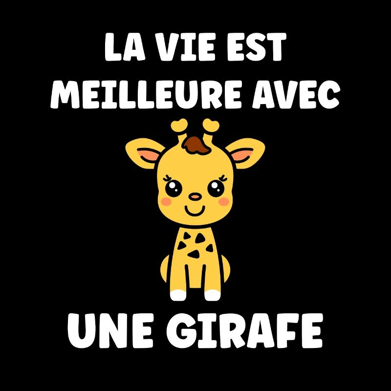 Humour petit bébé girafe