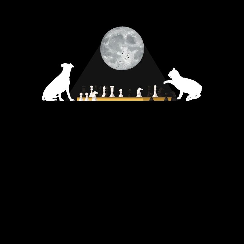 Drôle Jeu d’échecs Jeu de société Coach Dog