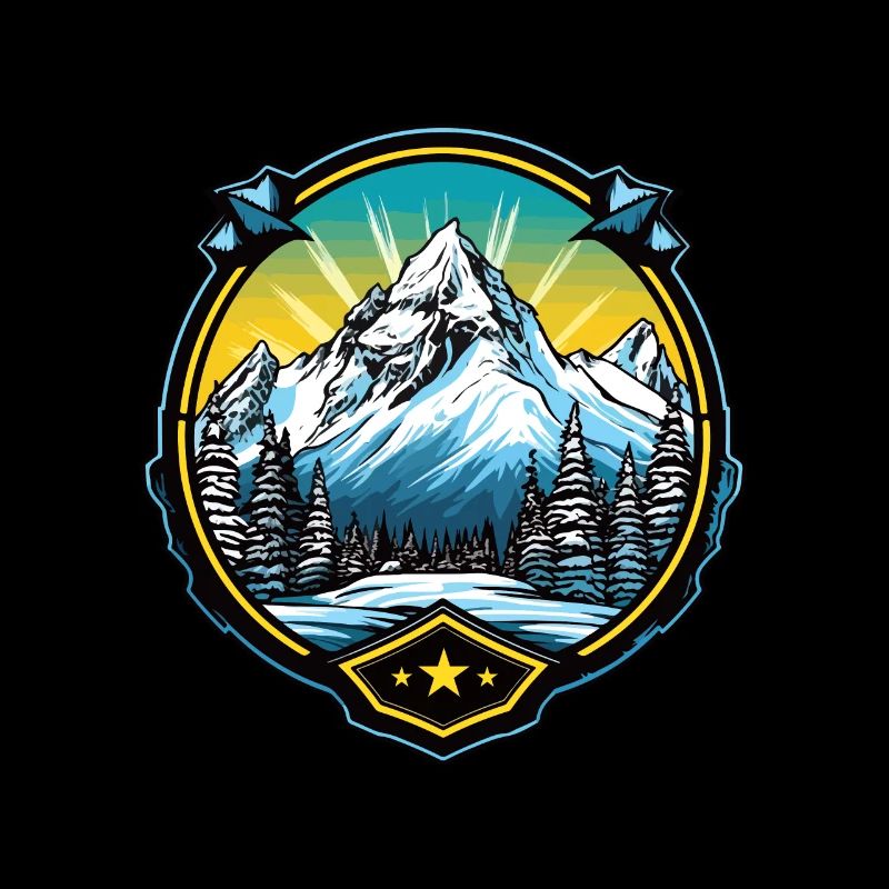 Alps Mountains Symbol