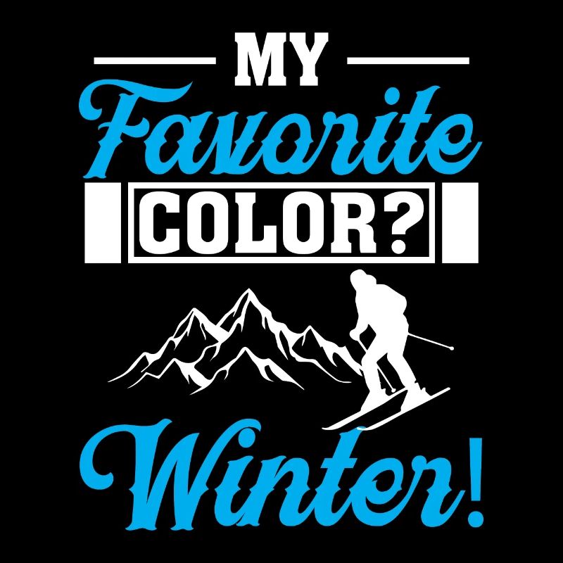 Ma couleur préférée ? Der Winter !