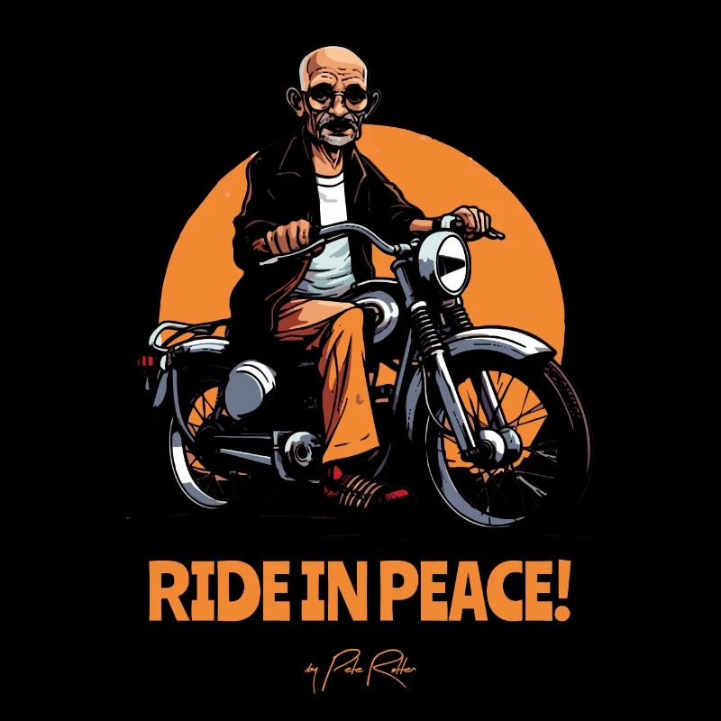 Ride in peace, motorcyclist