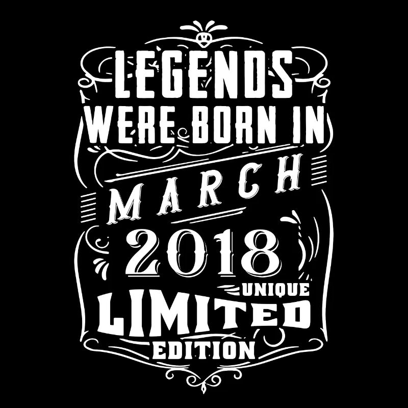 Anniversaire Mars 2018 Année Édition Limitée