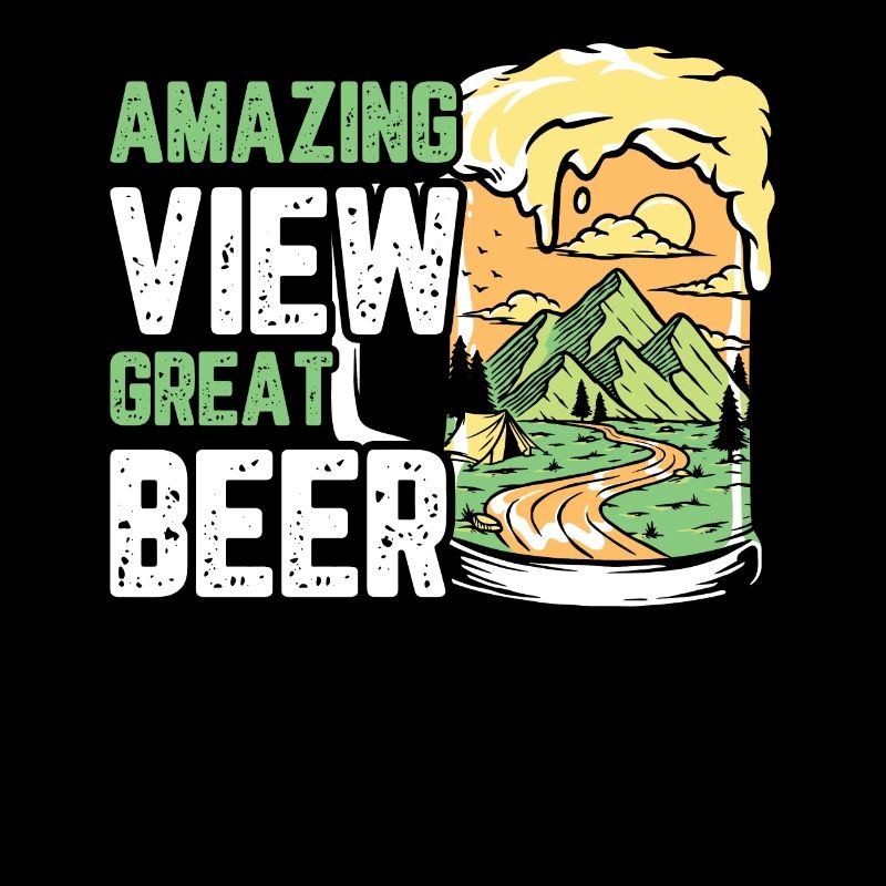 Amazing view great beer