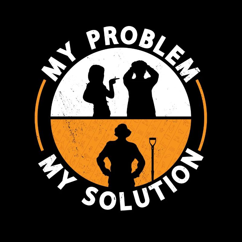 Archaeologist My Problem My Solution Pictogram Dad