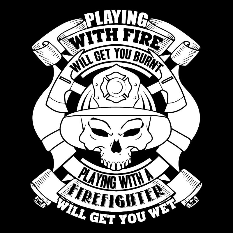 Firefighter Playing With A Firefighter
