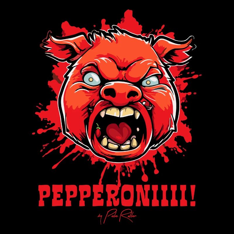 Der Pepperoni Schwein
