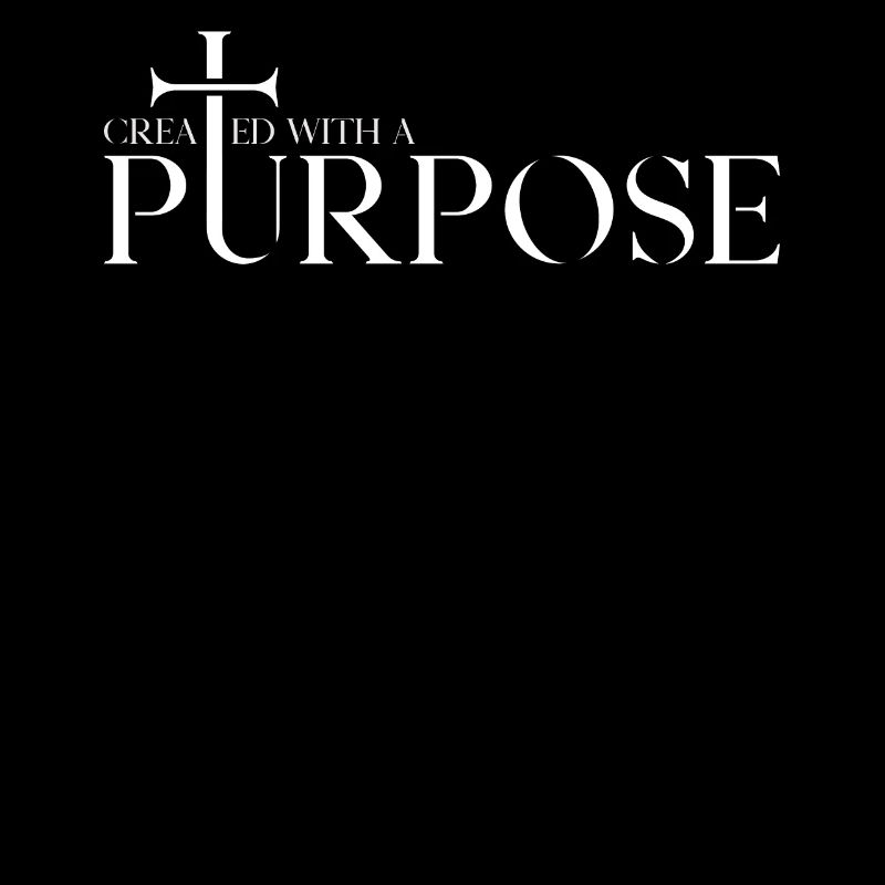 Created with a Purpose Cross Bible Verse Ephesians