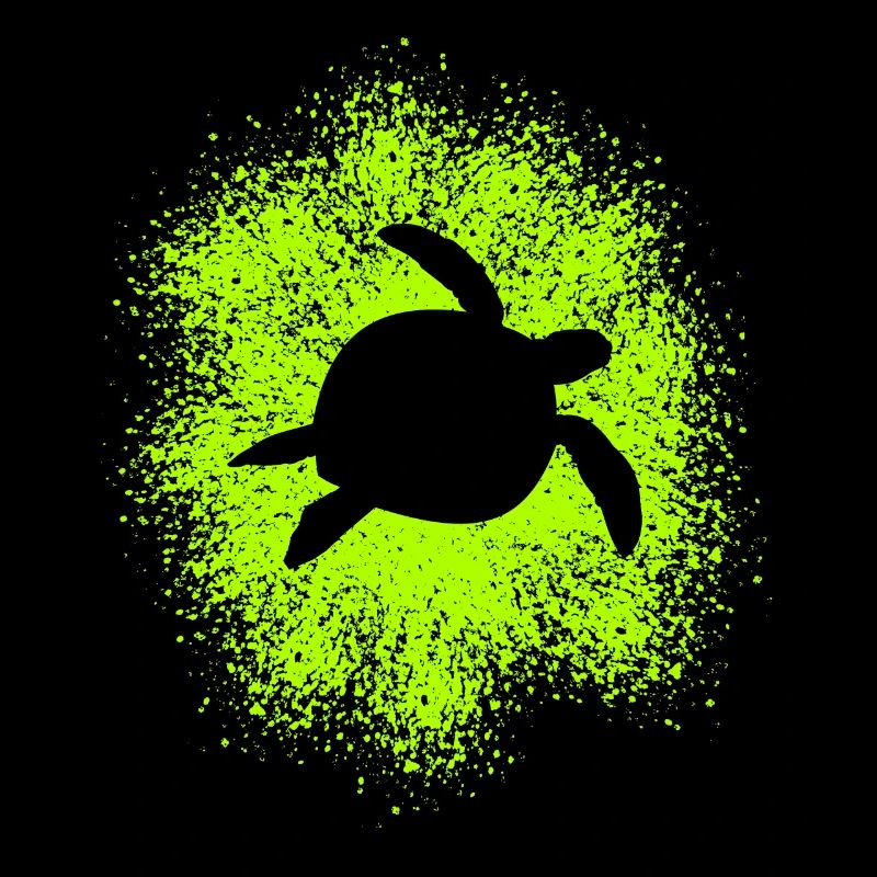 Tortue de mer tortue dans l’océan
