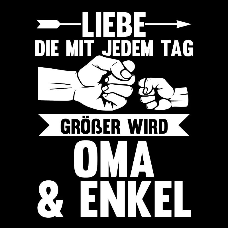 Oma Großmutter und Enkel