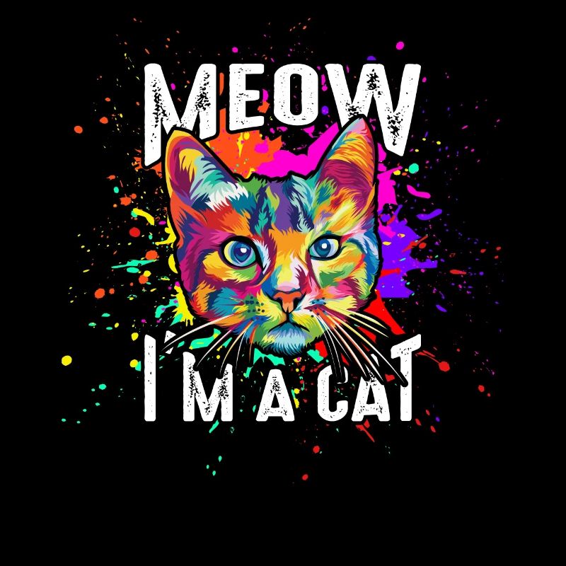 Meow, ich bin eine Katze
